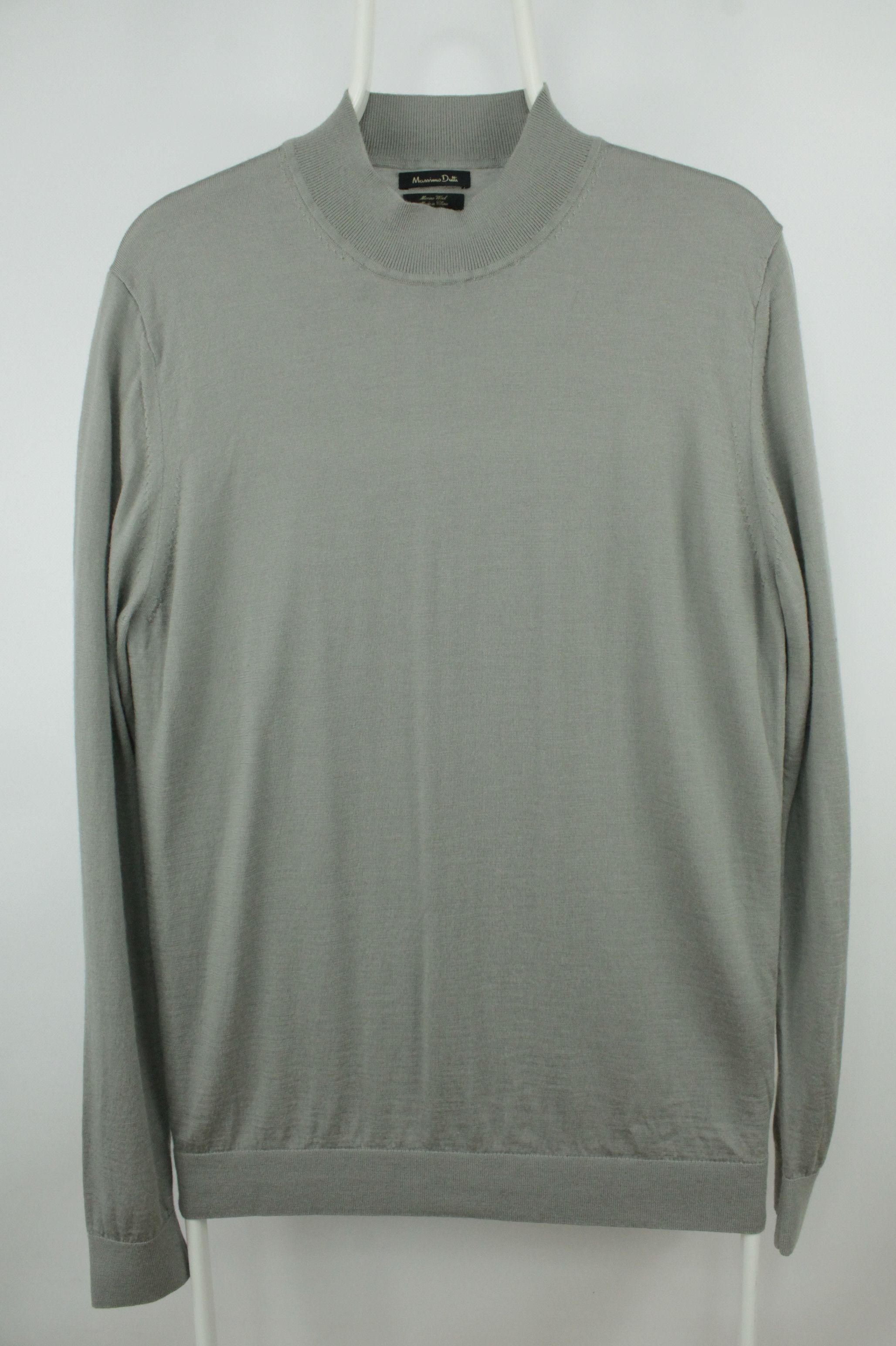 Massimo Dutti Massimo Dutti Light Merino Wool High-Neck Pullover Size US L / EU 52-54 / 3 - 1 Thumbnail