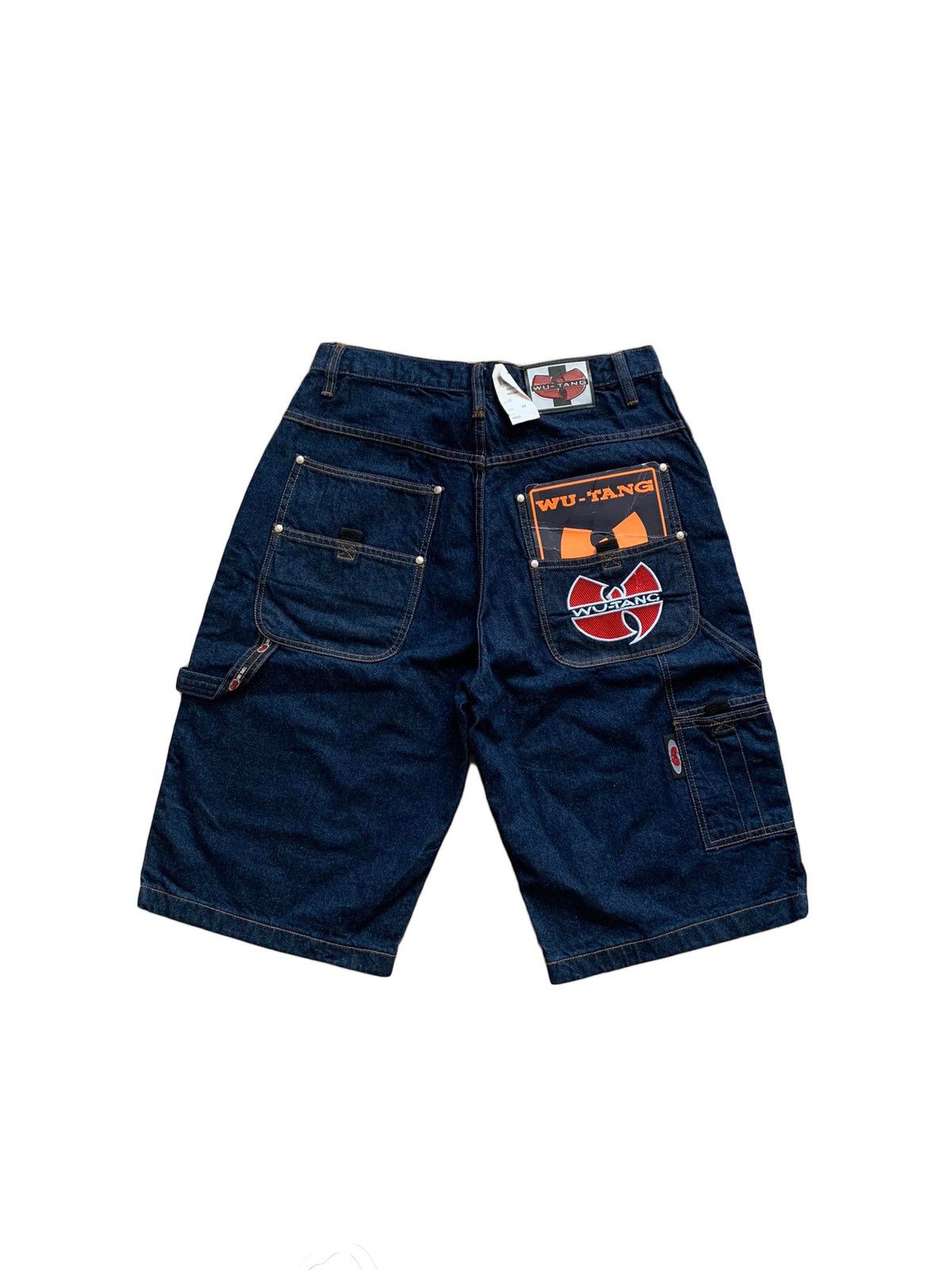 image of Vintage Wu Wear Denim Jean Shorts Urban Militia Ds in Blue, Men's (Size 32)