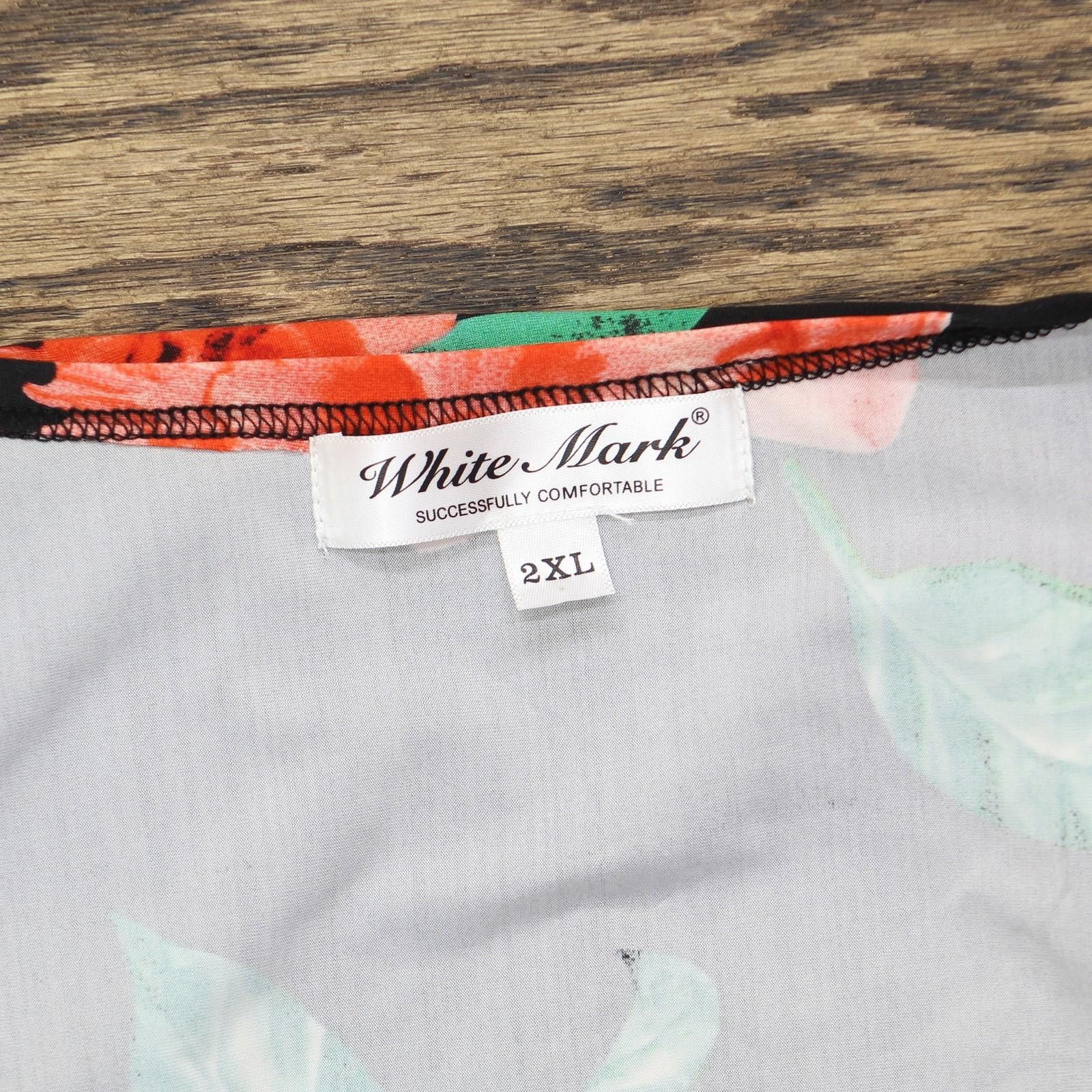 White Mark New White Mark Cold Shoulder Knit Shirt Top Black Multi 2x Size XXL / US 16-18 / IT 52-54 - 3 Thumbnail