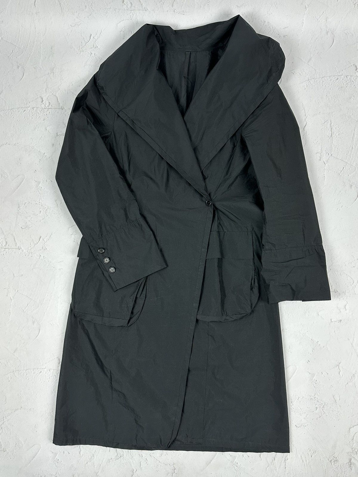 Japanese Brand × Vintage Vintage Oversized Black Dress Size L / US 10 / IT 46 - 2 Thumbnail