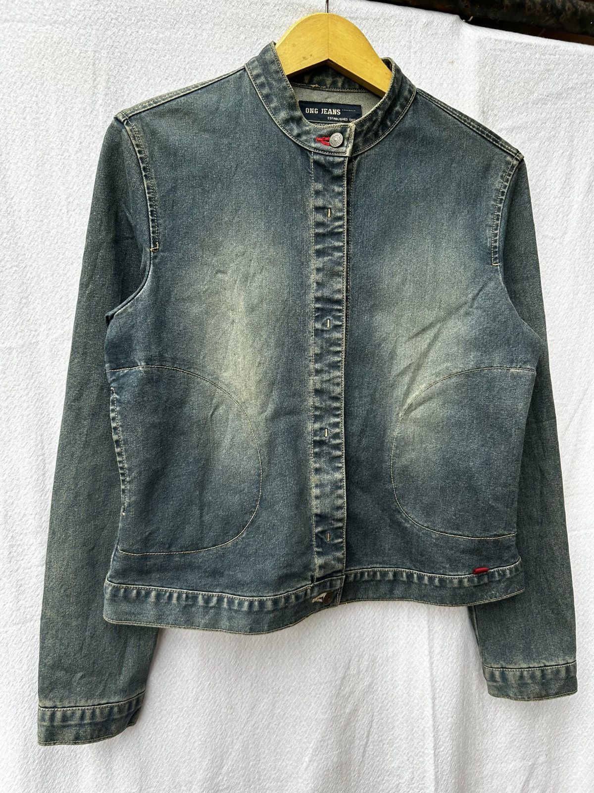 Hysteric Glamour × If Six Was Nine × Japanese Brand 90s Ong Jeans Denim Jacket Button Up Size US S / EU 44-46 / 1 - 4 Thumbnail