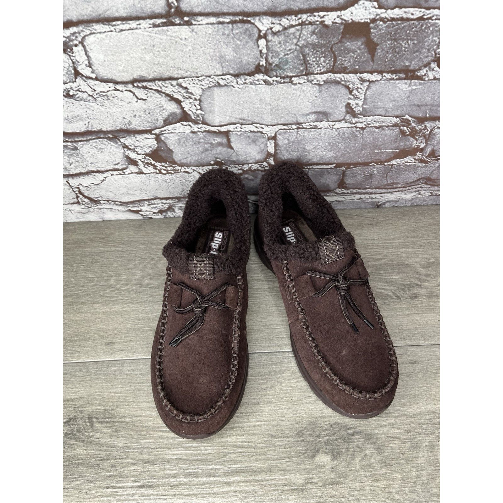 SKECHERS Skechers Glacial Ultra Millie Brown Suede Slip On Comfort Sh Size US 7.5 / IT 37.5 - 5 Thumbnail