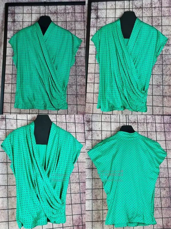 Dior Dior Summer Green Polka Dot Short Sleeve T. Size M / US 6-8 / IT 42-44 - 3 Thumbnail