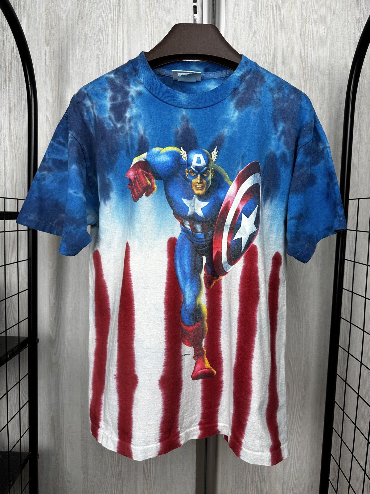 Universal Studios Vintage 1999 Captain America Universal Studios Tee USA made Size US M / EU 48-50 / 2 - 2 Thumbnail