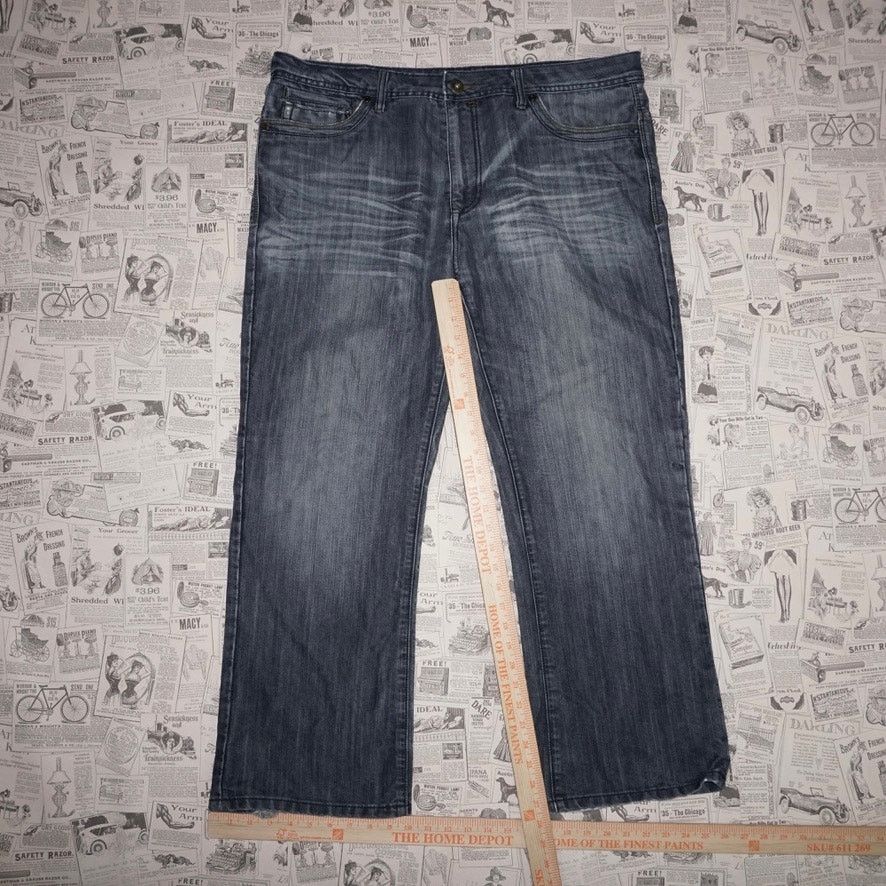 Vintage 38 - Vintage Y2K buffalo jeans 2000s baggy wide denim pants Size US 38 / EU 54 - 5 Thumbnail