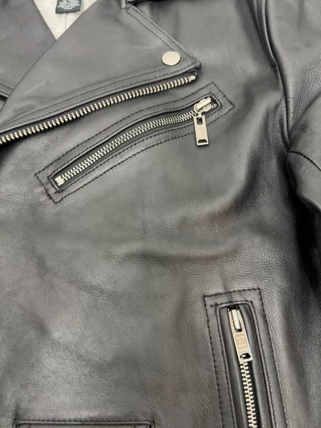 Marc by Marc Jacobs marc by marc jacobs men's biker leather jacket Size US XS / EU 42 / 0 - 5 Thumbnail