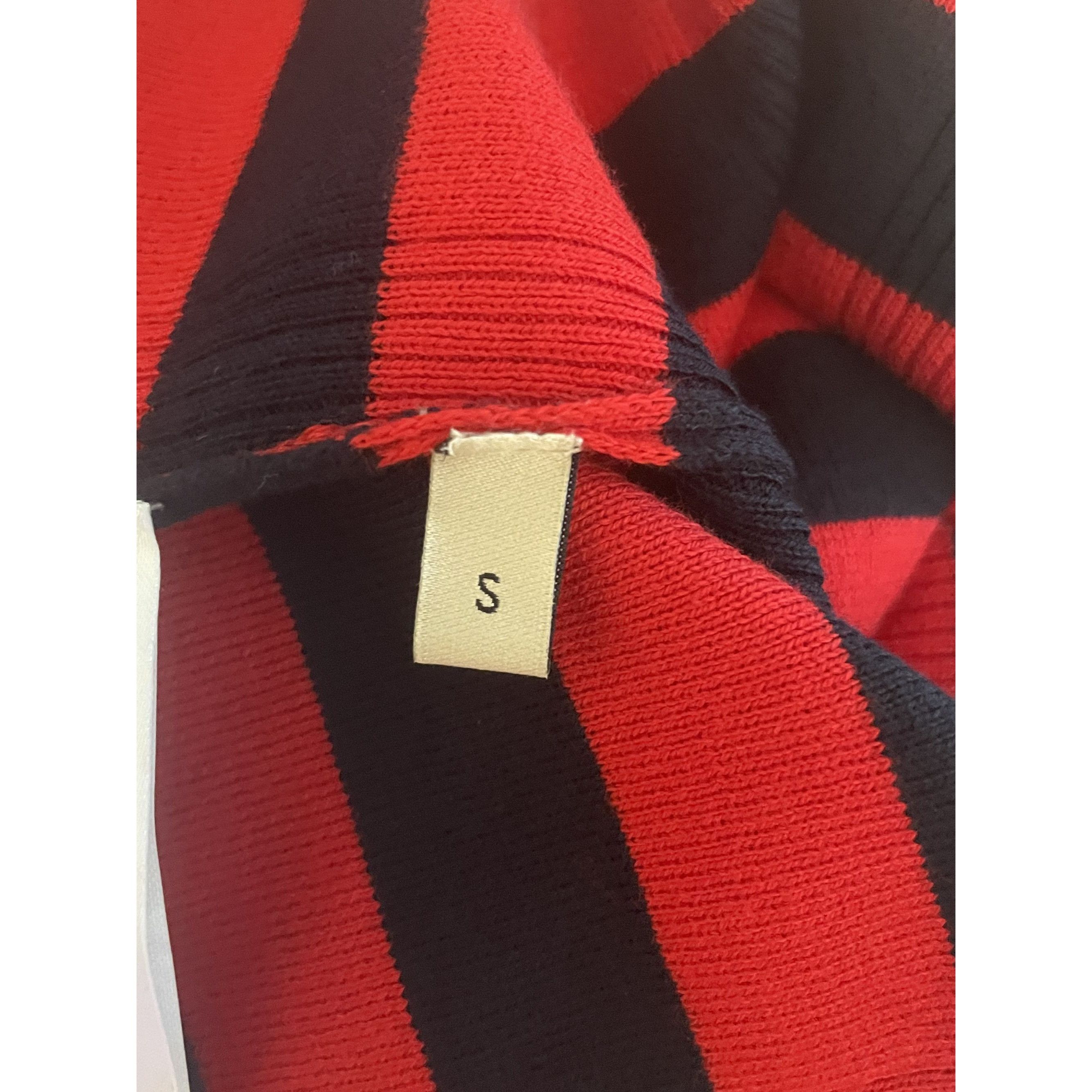Gucci Gucci Womens Striped Polo Dress With Embroidered Cat Patch R Size S / US 4 / IT 40 - 9 Thumbnail