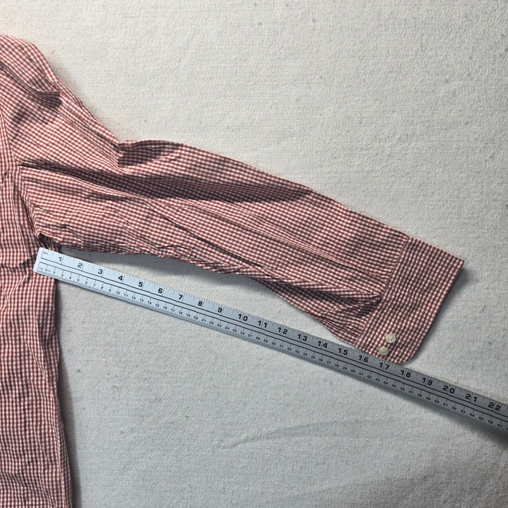 Izod Izod Shirt Check Red Button-Up Long Sleeve Adult Men's Size L Size US L / EU 52-54 / 3 - 5 Thumbnail