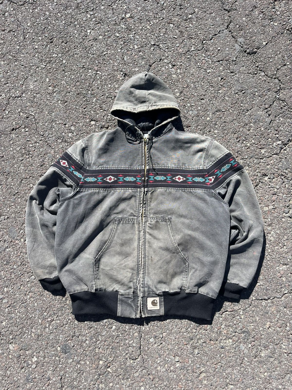 RARE Carhartt Vintage Aztec Active Jacket