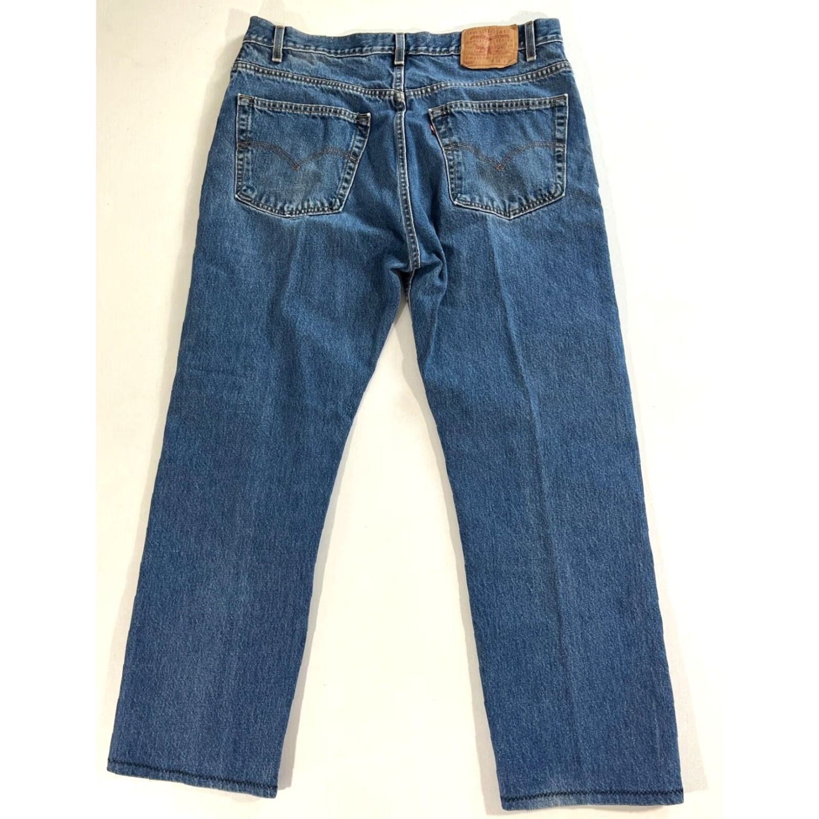 Levi's Levi's 505 Jeans Regular Fit Denim Blue 36x29 Vintage USA Mens 90s Straight Jeans Levi's 505 Vintage Regular Fit USA 90s Mens Jeans Blue 36x29 Size US 36 / EU 52 - 2 Thumbnail