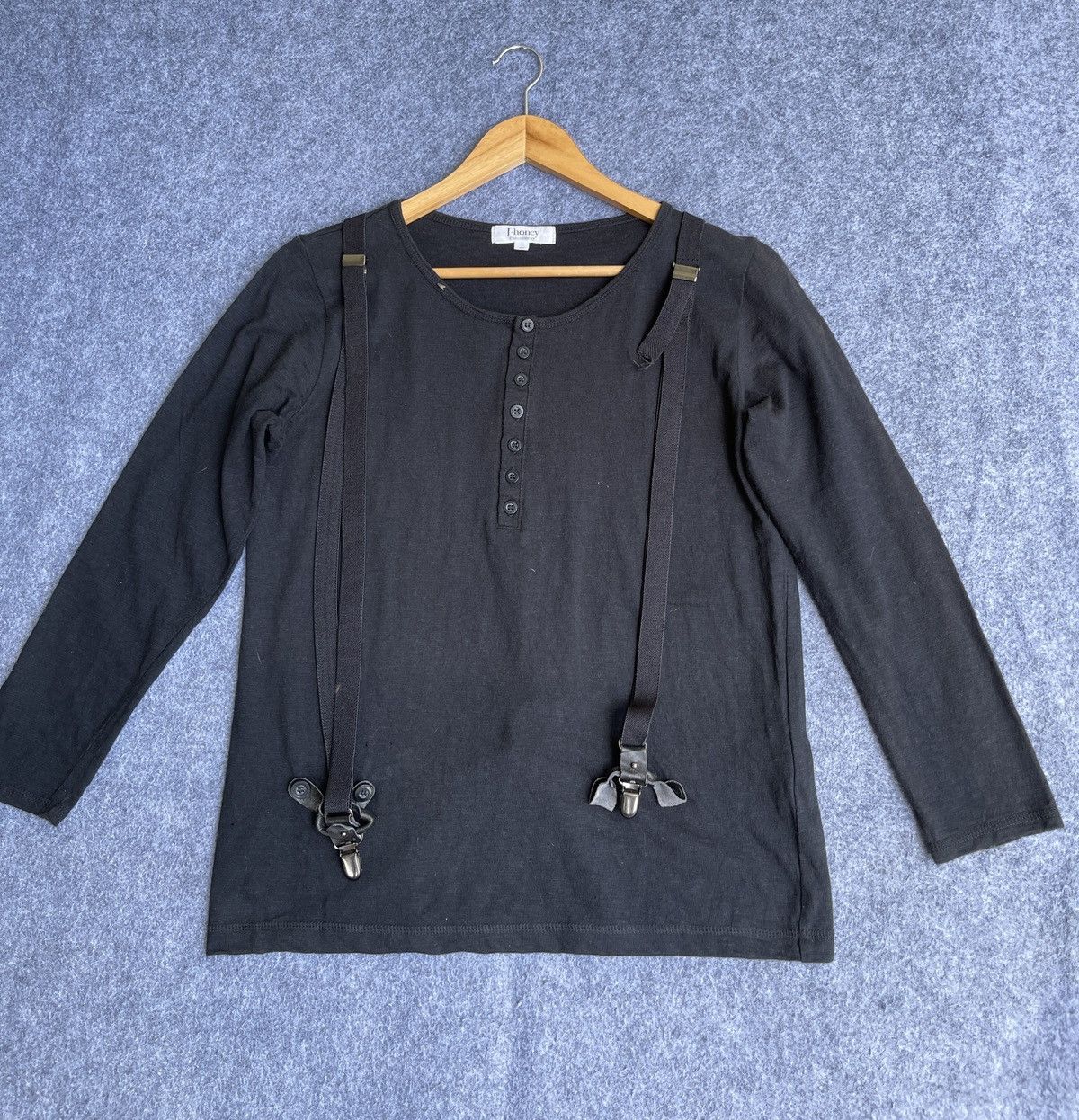 Japanese Brand Rare🔥Vtg J Honey Fashion Factory L Sleve T shirt Size US S / EU 44-46 / 1 - 11 Thumbnail