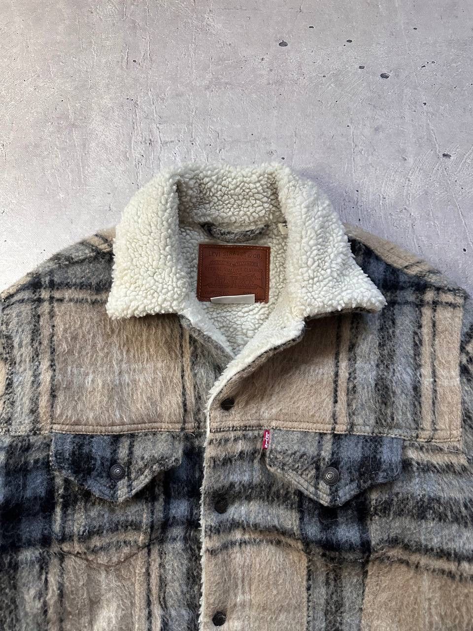 Levi's × Vintage Levi’s Sherpa Old Money Jacket M Men Relaxed Fit Wool Blend Size US M / EU 48-50 / 2 - 5 Thumbnail