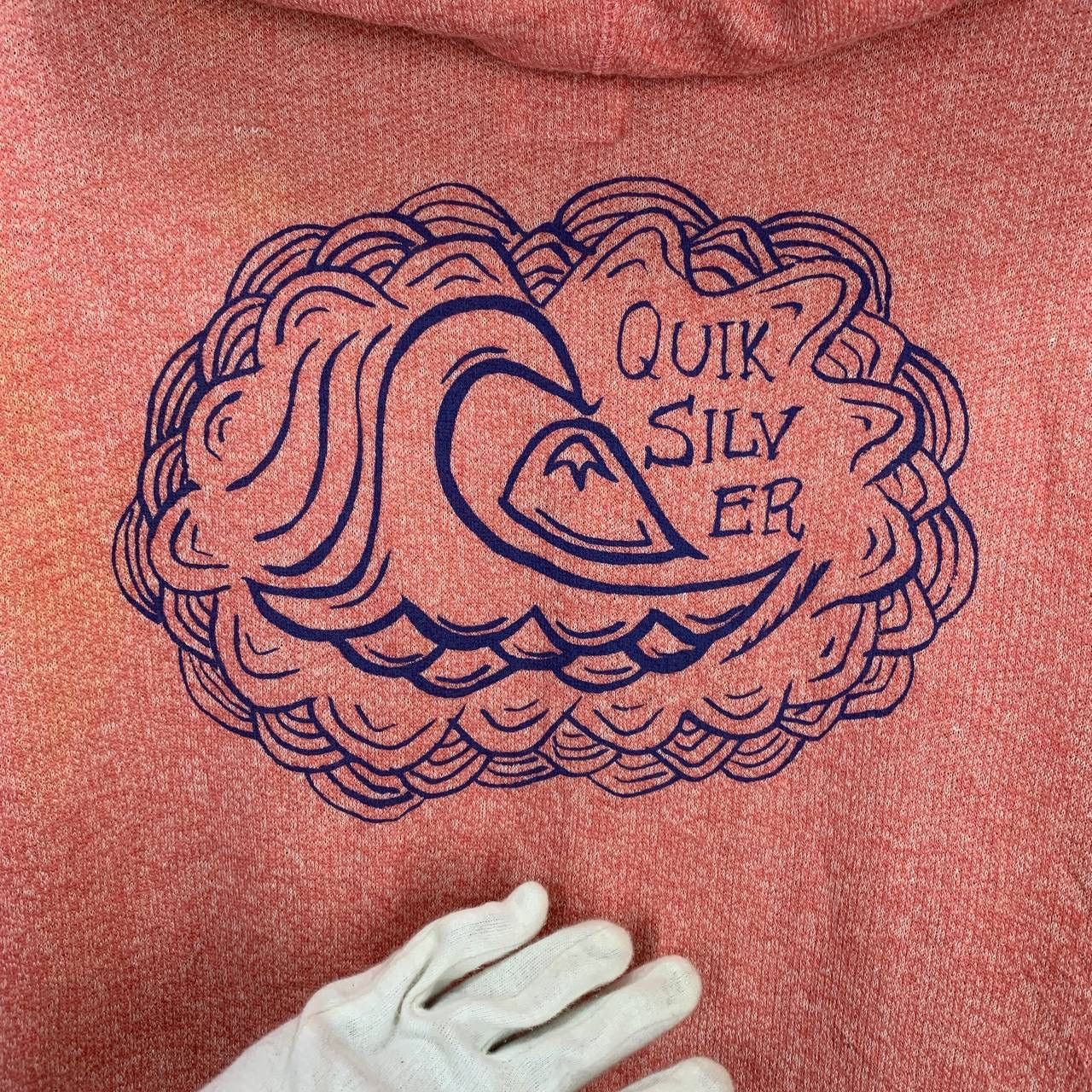 QUIKSILVER Orange Zipper Hoodie #2093/16