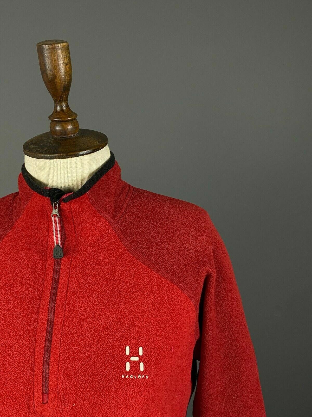 Haglofs Haglofs Red Fleece Outdoor Sweater Size M US 8-10 UK 12-14 Size M / US 6-8 / IT 42-44 - 4 Thumbnail
