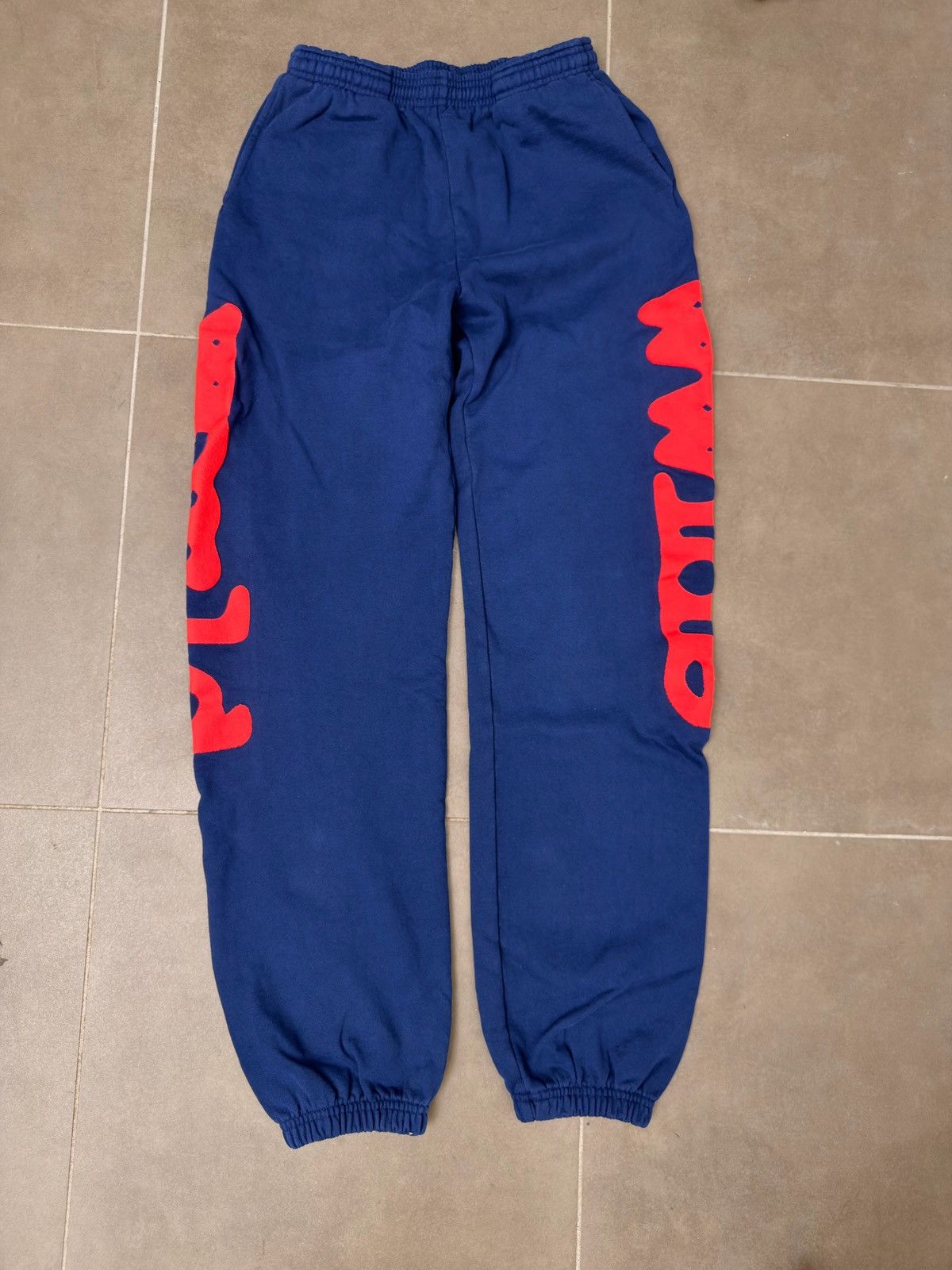 Sp5der SP5DER Navy Beluga Sweatpants XS Size US 28 / EU 44 - 1 Thumbnail