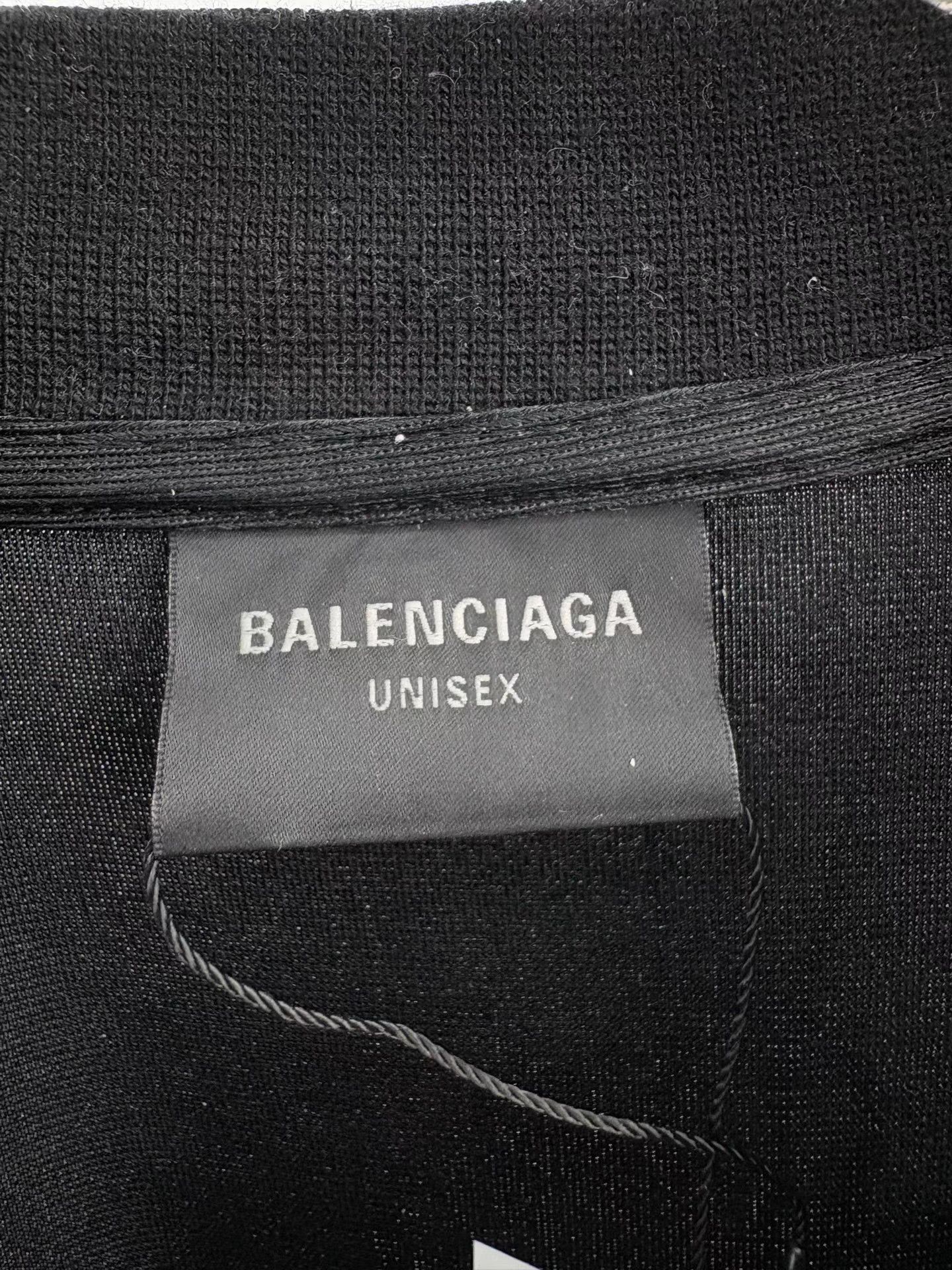 Balenciaga BALENCIAGA New Double Ring Patchwork Embroidered T-shirt Size US S / EU 44-46 / 1 - 6 Thumbnail