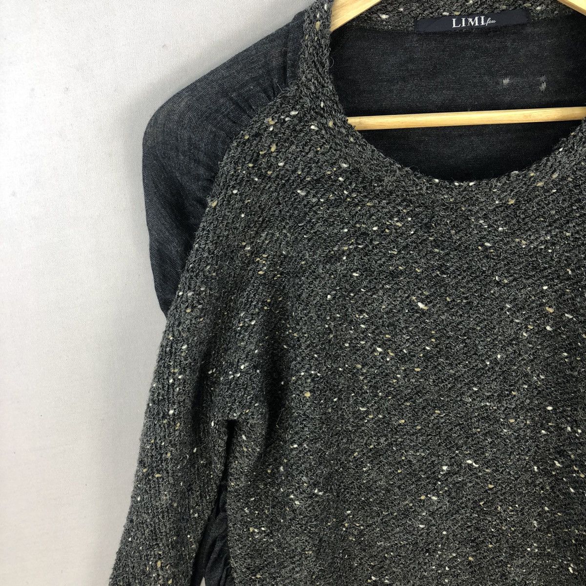 Yohji Yamamoto Limi Feu Ss03 Hybrid Grunge Distressed L/sleeve Top Size S / US 4 / IT 40 - 2 Thumbnail