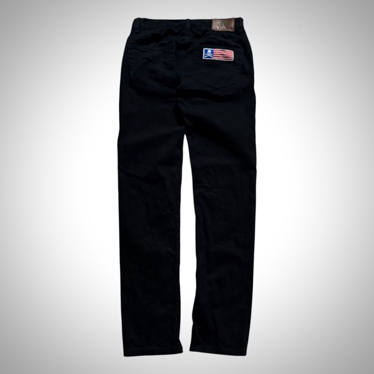 Hysteric Glamour × Mastermind Japan Studded USA American Flag Skull Denim Jeans Size US 29 - 2 Thumbnail