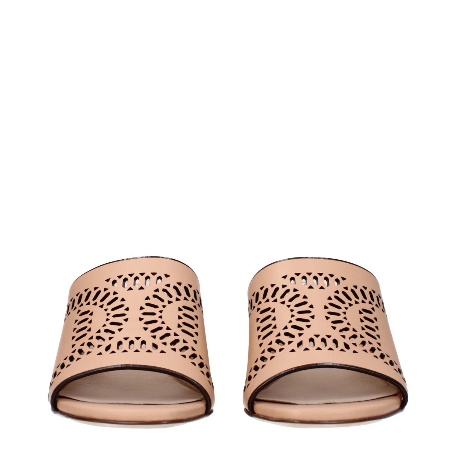 Tod's ob1o1e1224 Leather Sandals in Beige Size US 9 / IT 39 - 3 Thumbnail
