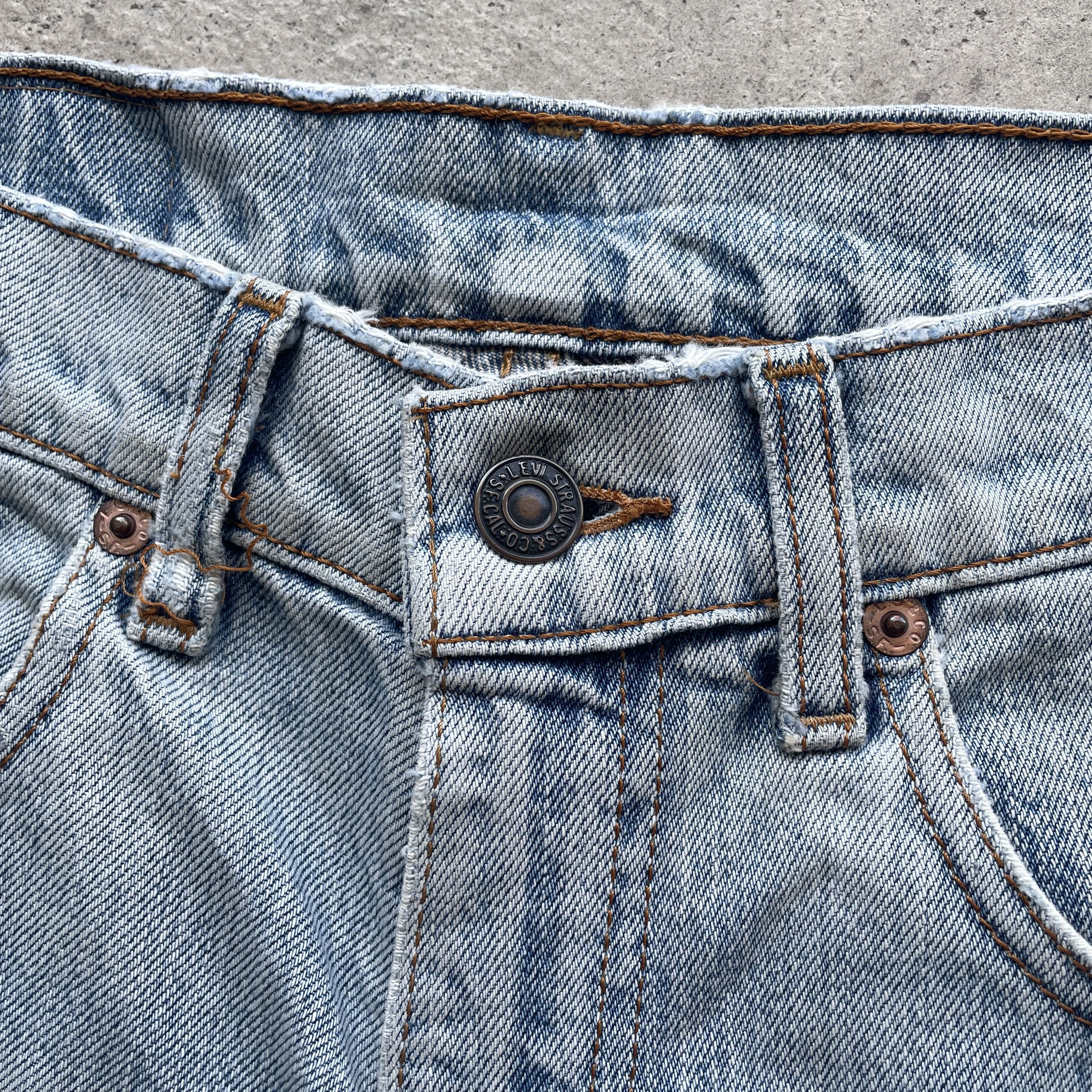 Jean × Levi's VINTAGE LEVI’S DISTRESSED WASH JEANS FADED PANTS DENIM Size US 28 / EU 44 - 7 Thumbnail