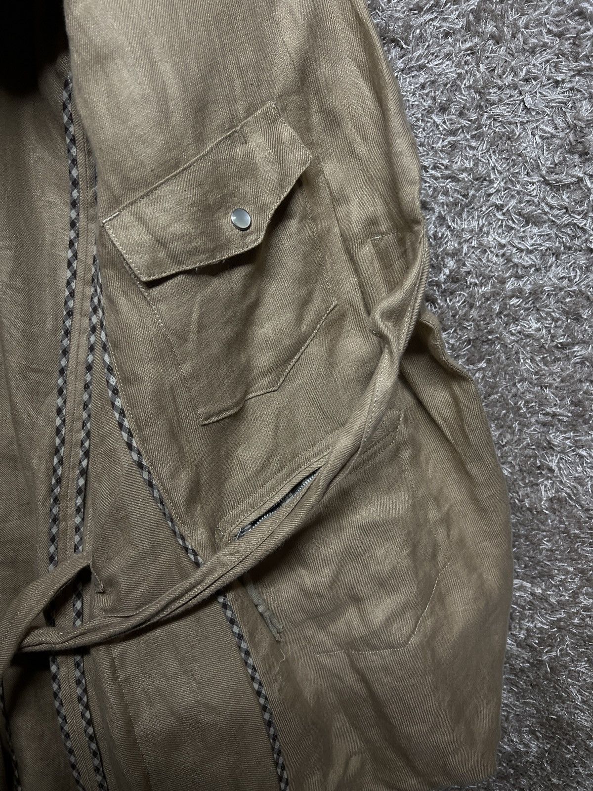 Takahiromiyashita The Soloist. 13-14 era. Leather Sleeve Jacket. Size US S / EU 44-46 / 1 - 12 Thumbnail