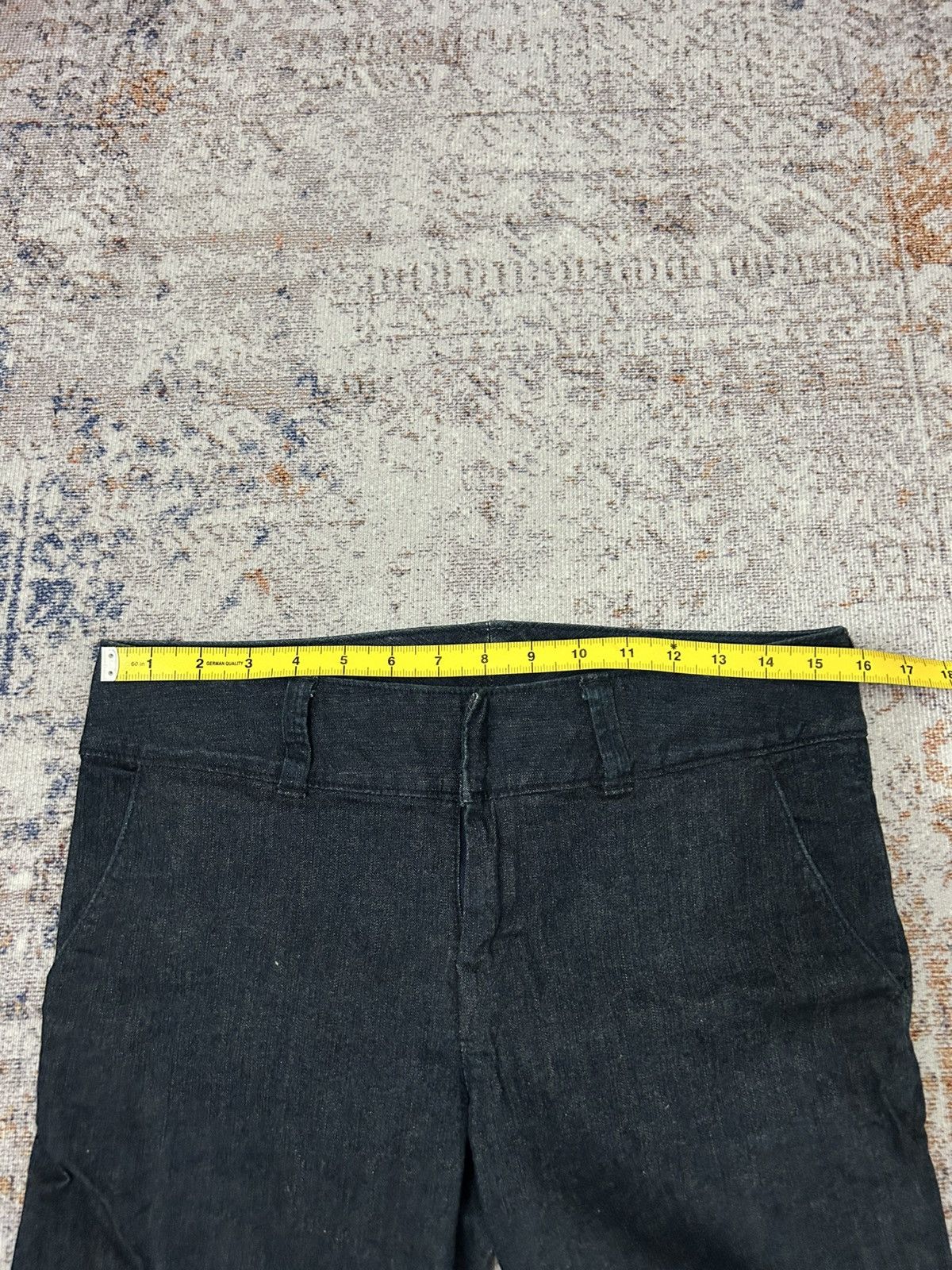 45rpm × Blue Blue Japan × Japanese Brand 45Rpm Japan Denim Crooped Pants Size US 31 - 12 Thumbnail