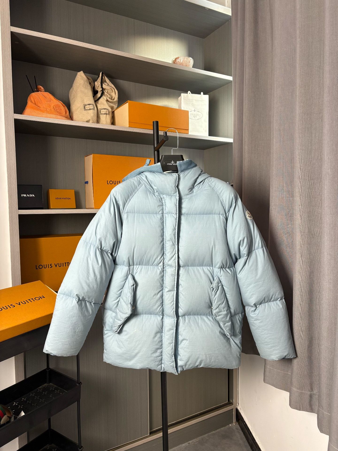 Moncler Moncler Down Blue Heavy Coat XL Men Size US XL / EU 56 / 4 - 1 Thumbnail