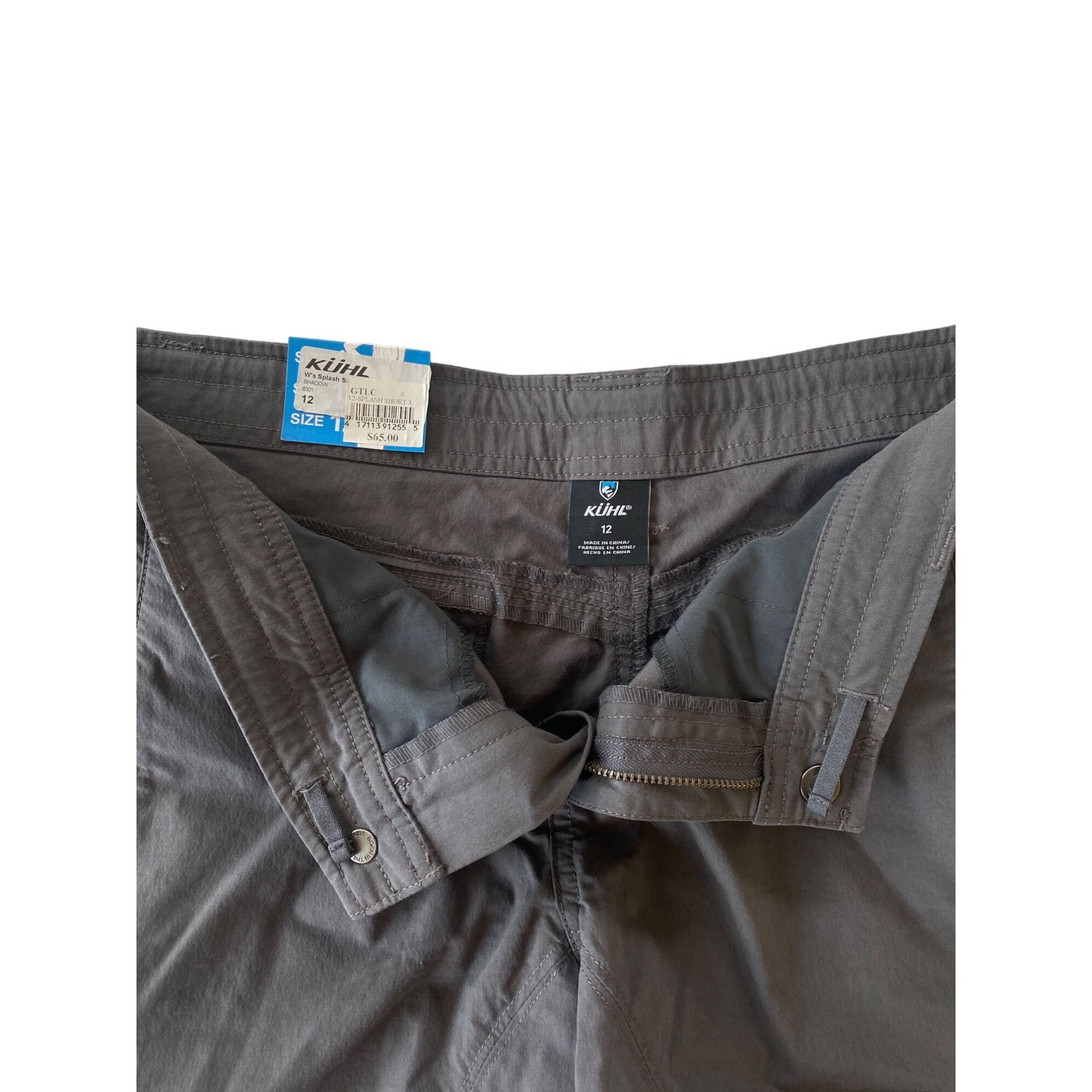 Kuhl NWT Kuhl Women's 12 Splash Shorts Shadow Gray MSRP$65 Stret Size 34" / US 12 / IT 48 - 11 Thumbnail