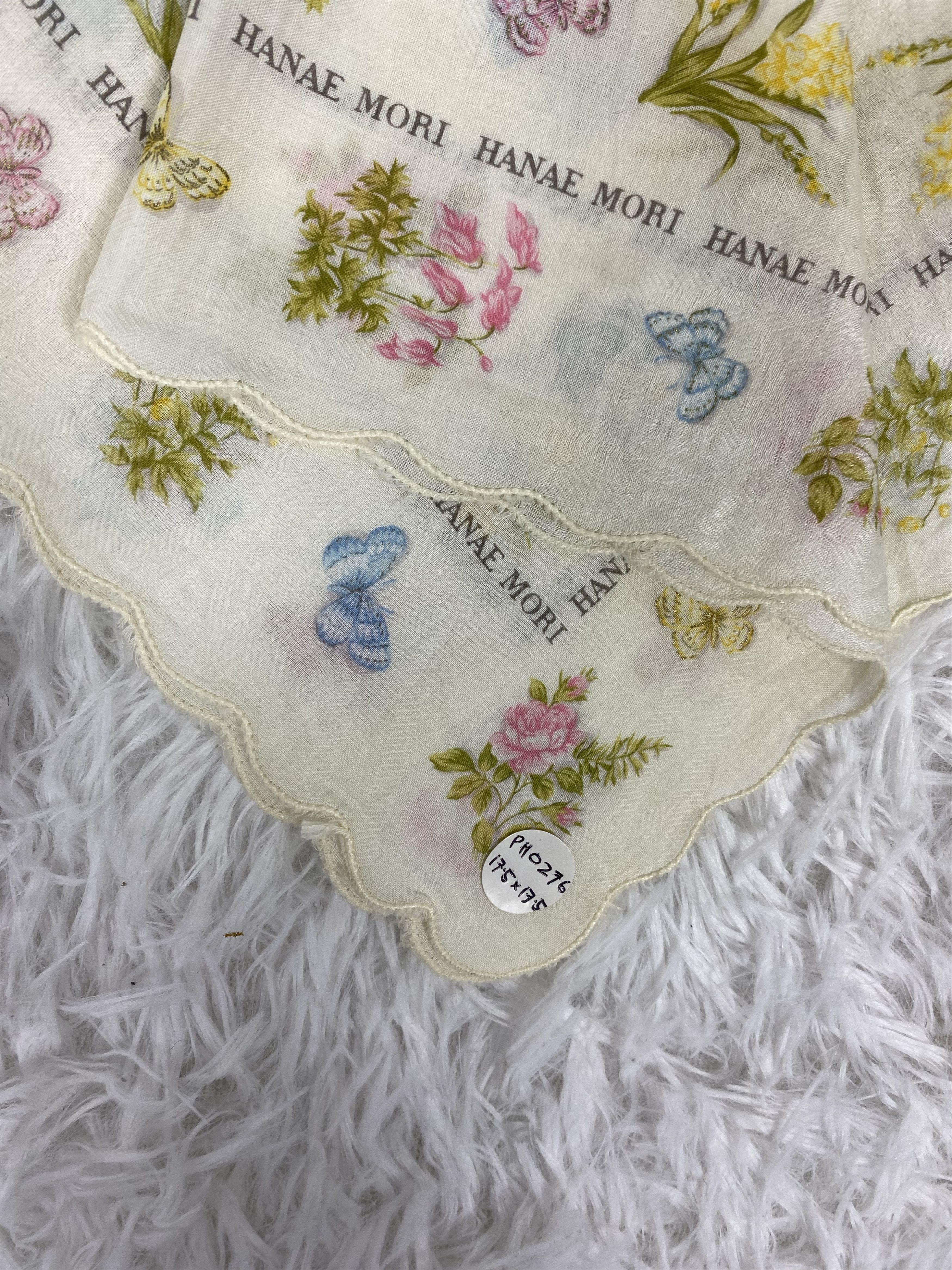 Hanae Mori Vintage Hanae Mori Handkerchief Neckerchief PH0276 Size ONE SIZE - 2 Thumbnail