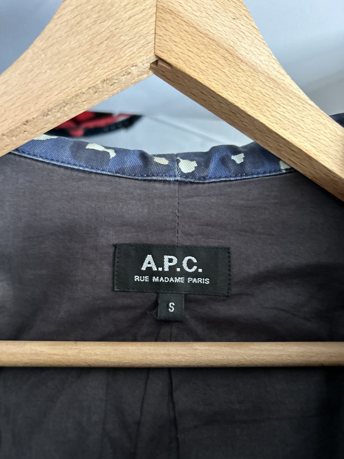 A.P.C. Apc blue camo jacket Size US S / EU 44-46 / 1 - 9 Thumbnail