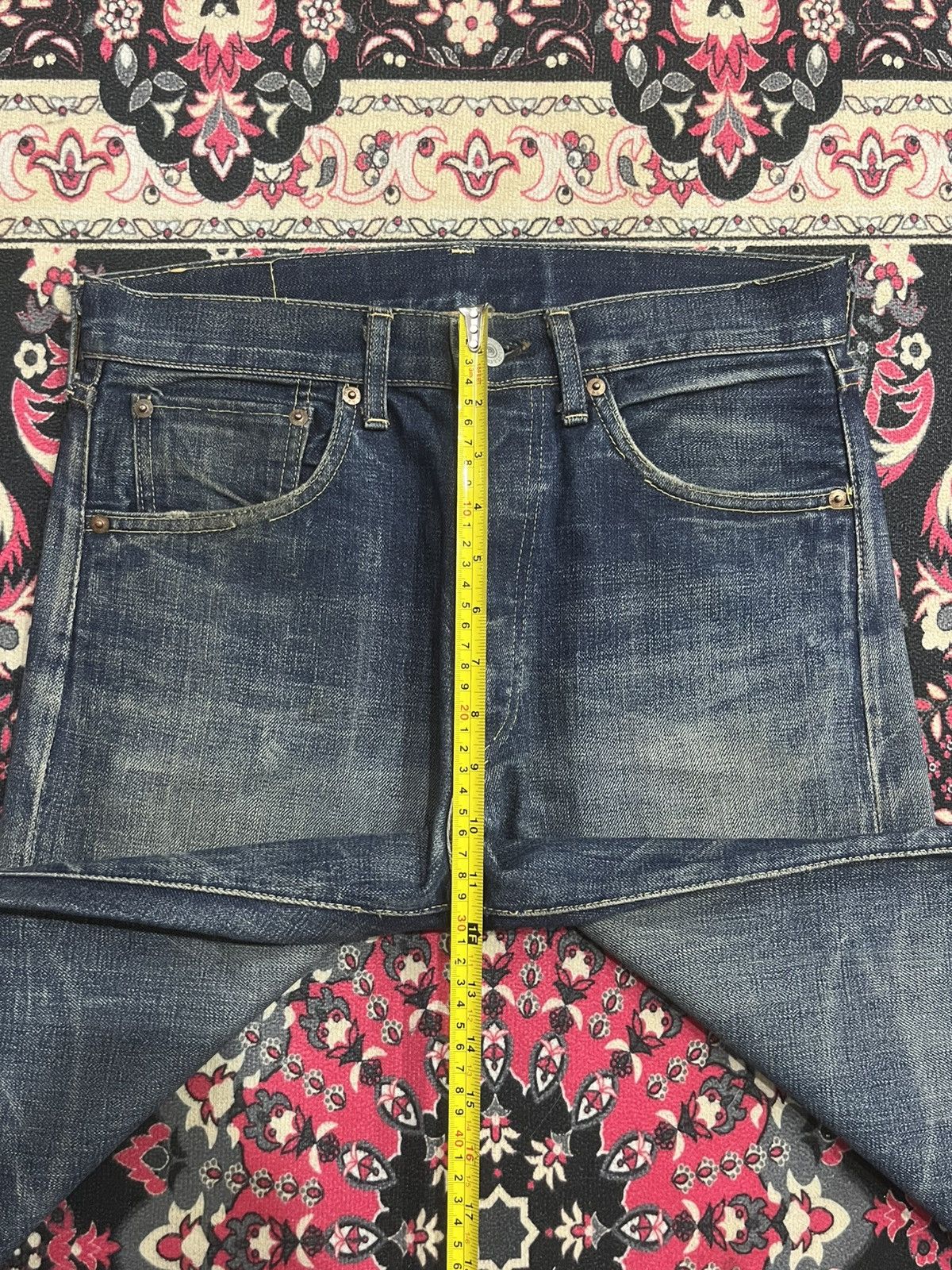 Levi's Vintage Clothing ⚡️Selvedge⚡️Vintage Levi’s 501 LVC Big E Blue Faded Wash Jeans Size US 32 / EU 48 - 17 Thumbnail