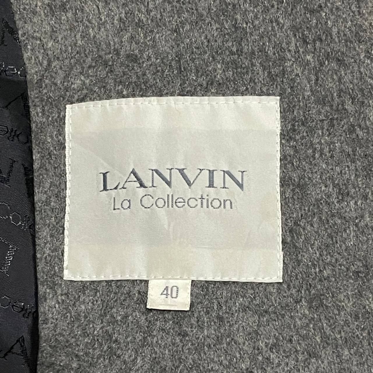 Lanvin Vintage Lanvin La Collection Cashmere Long Coat Monogram Size US M / EU 48-50 / 2 - 16 Thumbnail