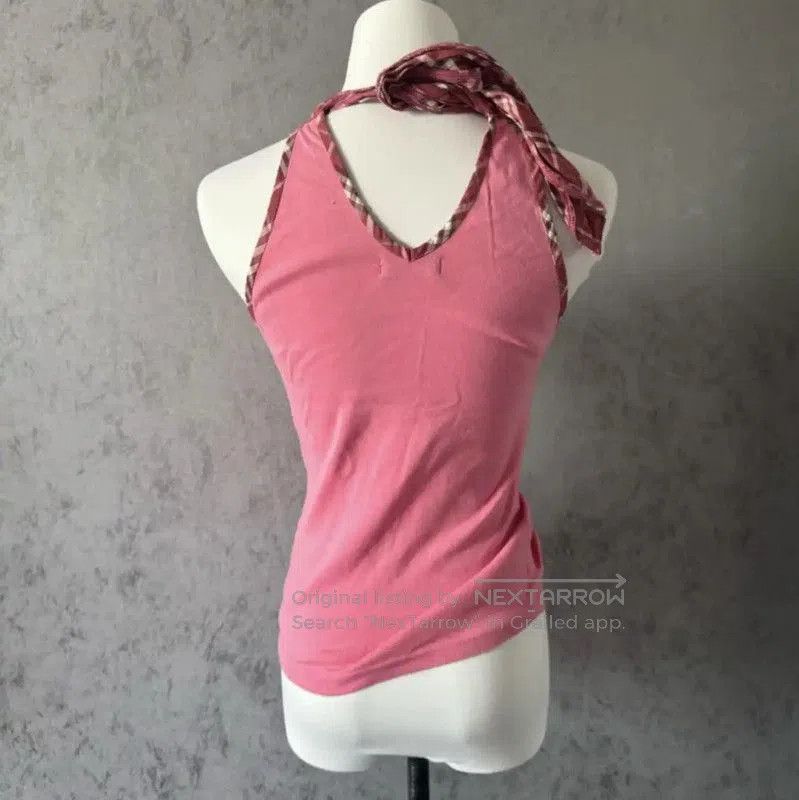 MR & MRS ITALY Burberry Pink Sleeveless Cotton Long T-Shirt. Size M / US 6-8 / IT 42-44 - 8 Thumbnail