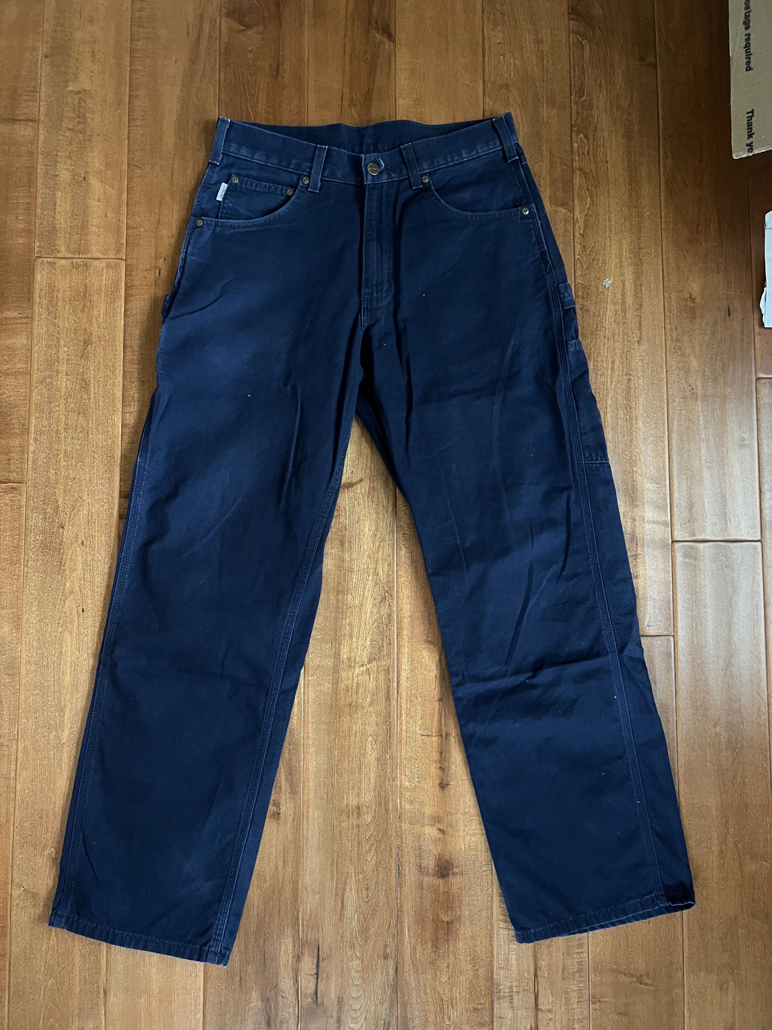 Carhartt Carhartt Loose Fit Canvas Carpenter Pant Size US 31 - 1 Thumbnail