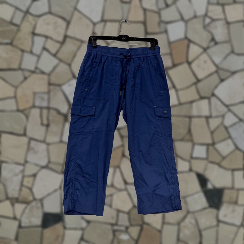 Vintage L.L. Bean Cargo Pants Small Unisex Adults Navy Blue Nylon Spandex Cargo Size 28" / US 6 / IT 42 - 1 Thumbnail