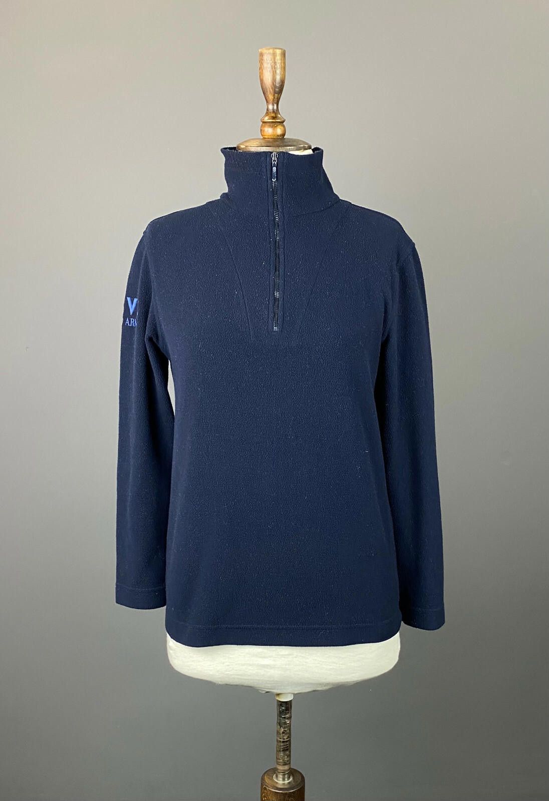 Giorgio Armani Ladies Giorgio Armani Navy Blue 1/4 Zip Sweater Size S Size S / US 4 / IT 40 - 1 Thumbnail