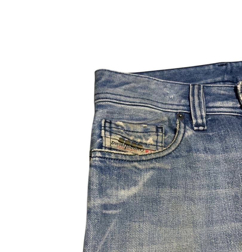 Diesel Vintage Diesel Industry Straight Leg Jeans Distressed Style Size US 30 / EU 46 - 7 Thumbnail