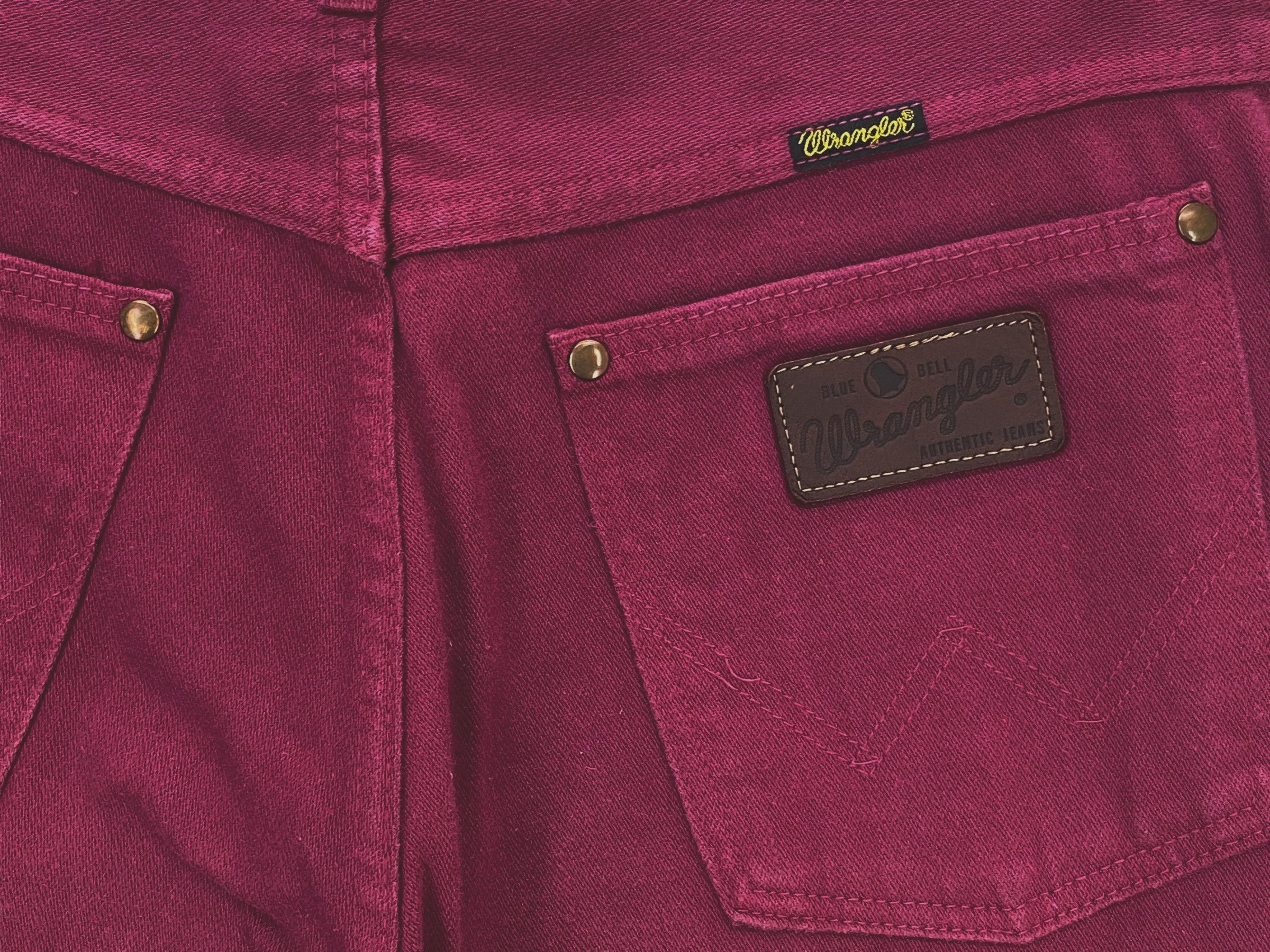 Vintage × Wrangler Lady Wrangler Flare Jeans High Waisted Flare Jeans Size 29" - 10 Thumbnail
