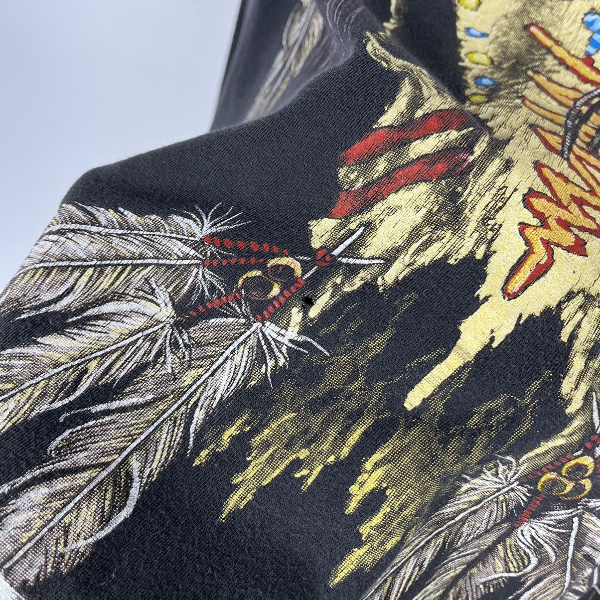Vintage Vintage Aztec Goat skull faded graphic tee 90’s Size US L / EU 52-54 / 3 - 8 Thumbnail