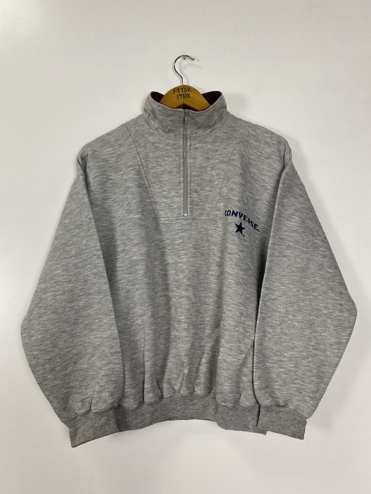 Converse × Vintage Vintage 90s Converse Sweater Size US M / EU 48-50 / 2 - 8 Thumbnail