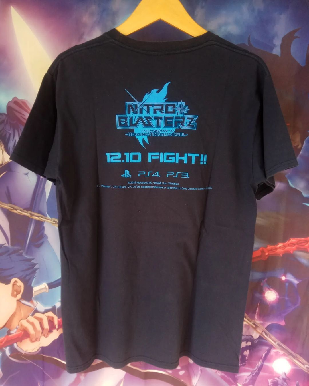 Anime × Japanese Brand Nitroplus Blasterz Heroines Infinite Duel Game Tees Size US L / EU 52-54 / 3 - 3 Thumbnail