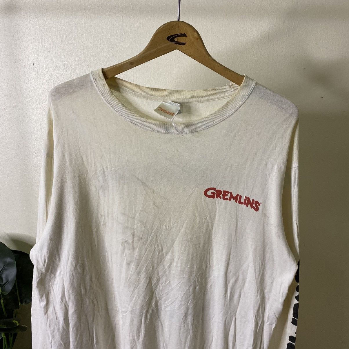 Vintage Y2K Gremlins Rides Skateboard LS T Shirt Size US L / EU 52-54 / 3 - 8 Thumbnail