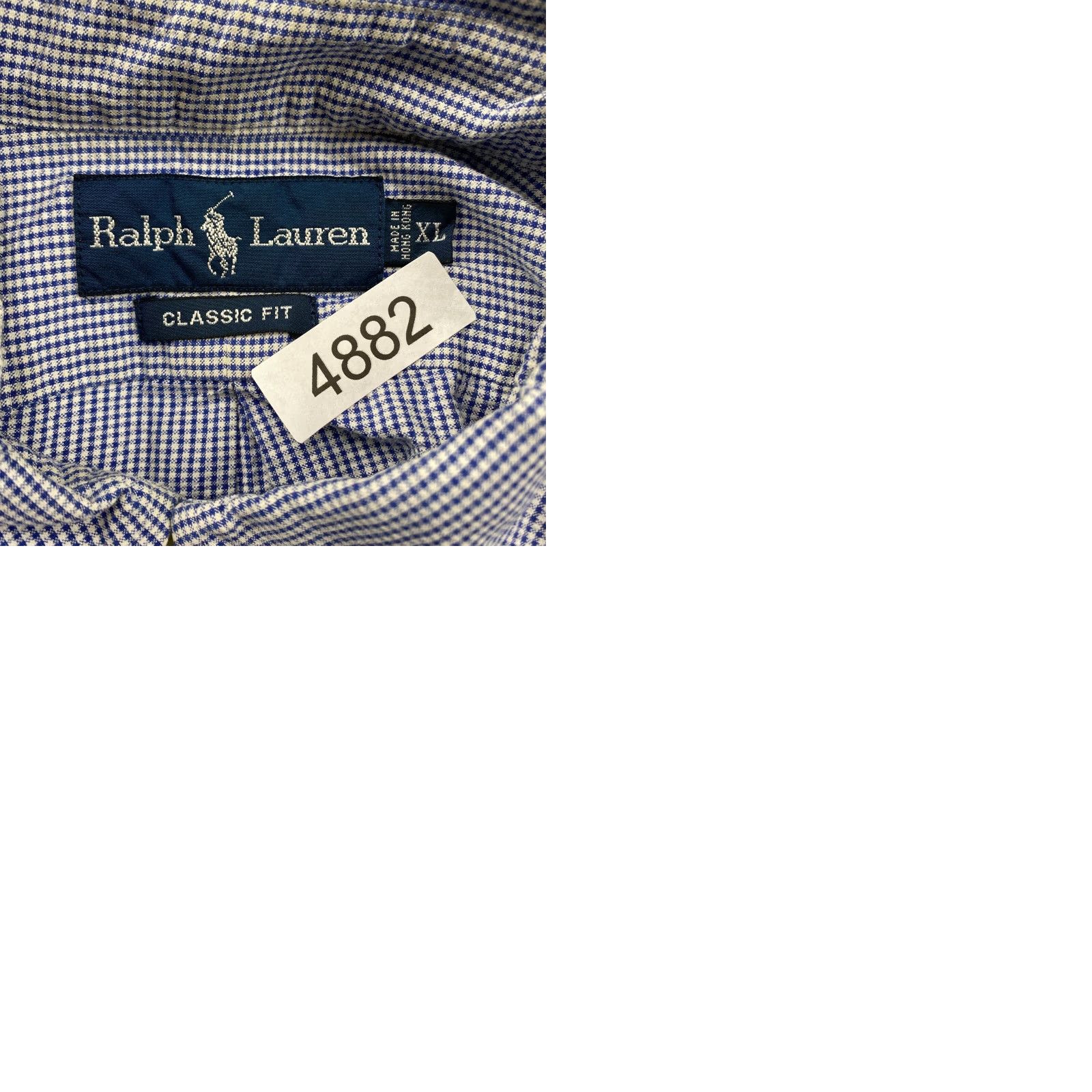 Ralph Lauren Ralph Lauren Button Down Shirt Mens XL Blue Checkered Short Sleeve Classic Fit Size US XL / EU 56 / 4 - 9 Thumbnail