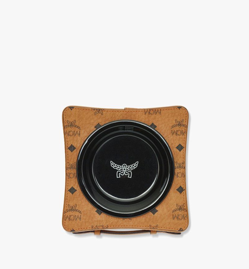 MCM o1mt1gz1125 Size: OS / Hundenapft Pet Bowl in Visetos Brown Size ONE SIZE - 3 Thumbnail