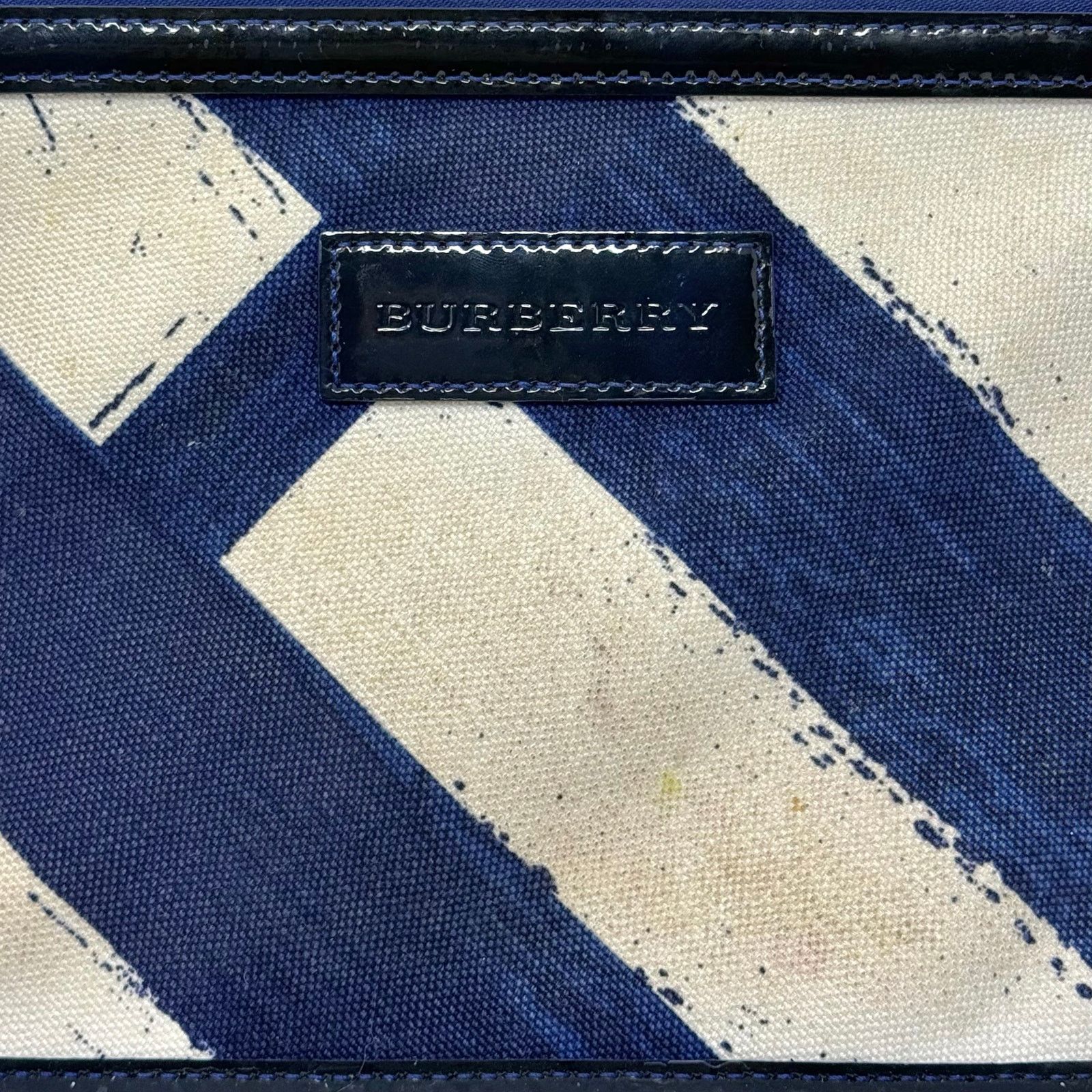 Burberry Burberry Striped Canvas Pouch Size ONE SIZE - 9 Thumbnail