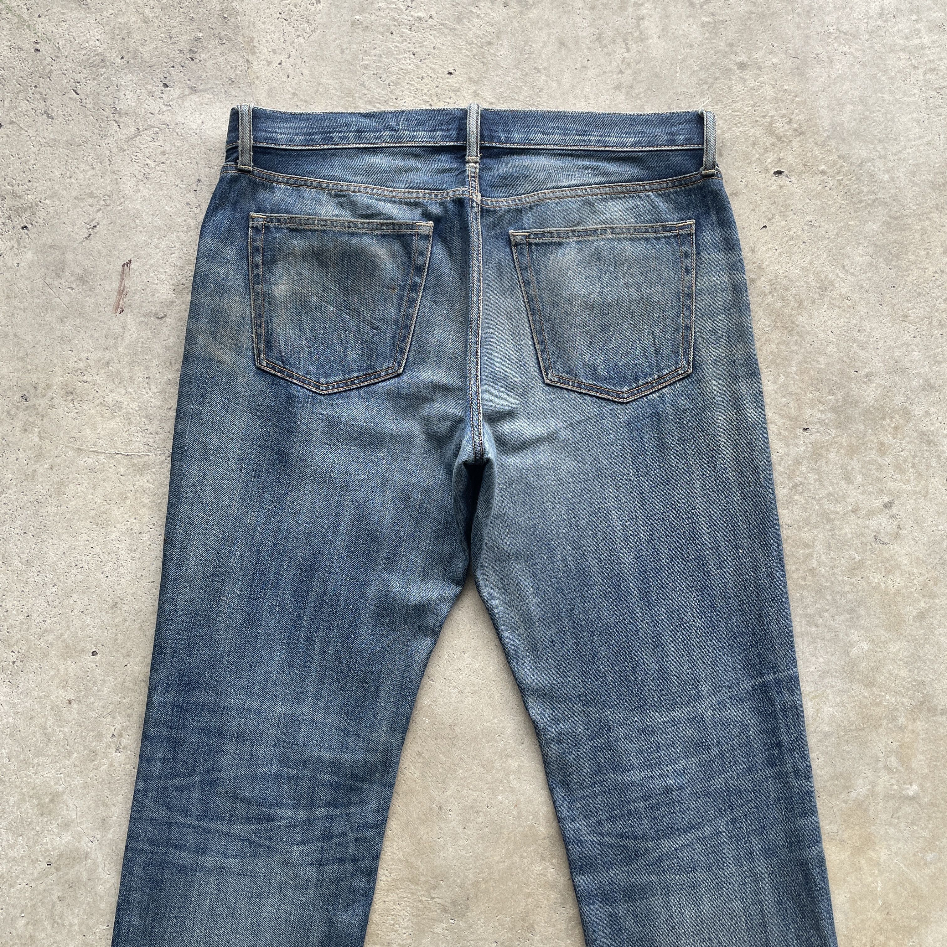Japanese Brand × Jean VINTAGE JAPANESE JEANS FADED RUSTY DENIM PANTS W37 Size US 37 - 8 Thumbnail