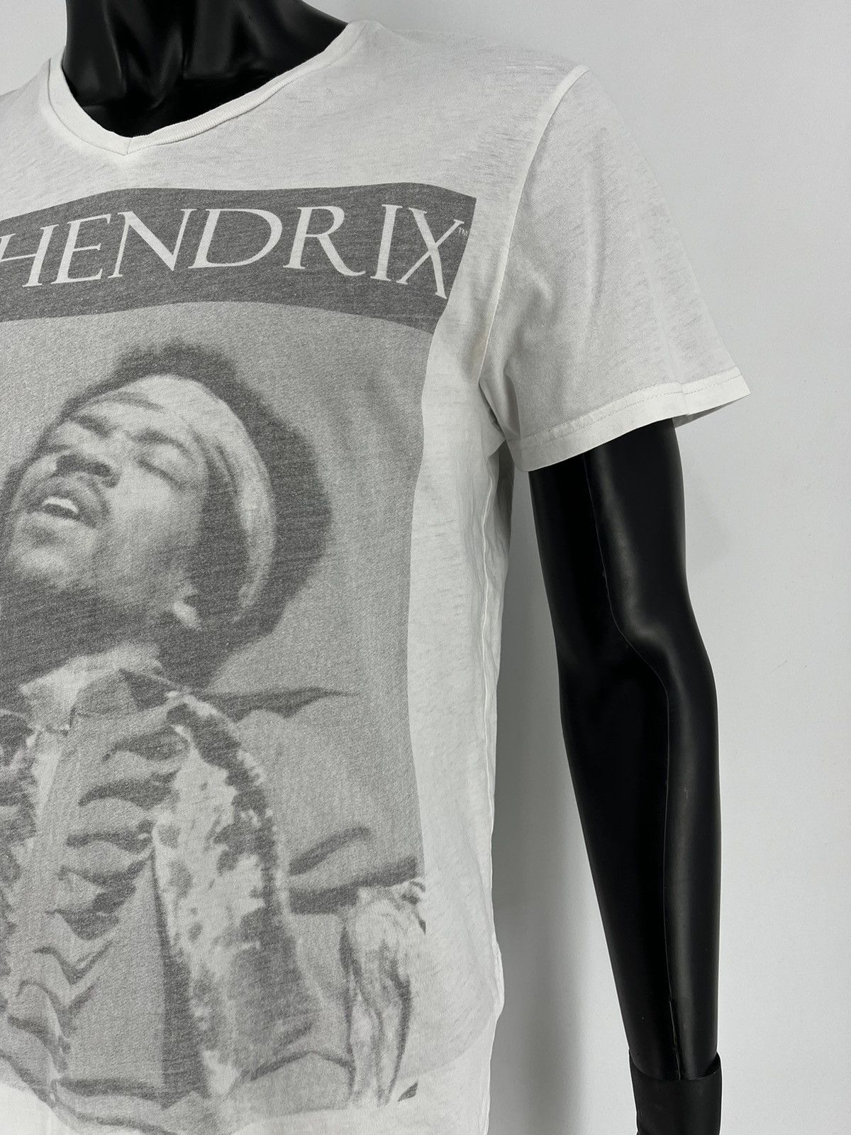 Band Tees × Jimi Hendrix Vintage Y2K Jimi Xendrix Band Rock Tee T Shirt White Size US L / EU 52-54 / 3 - 7 Thumbnail