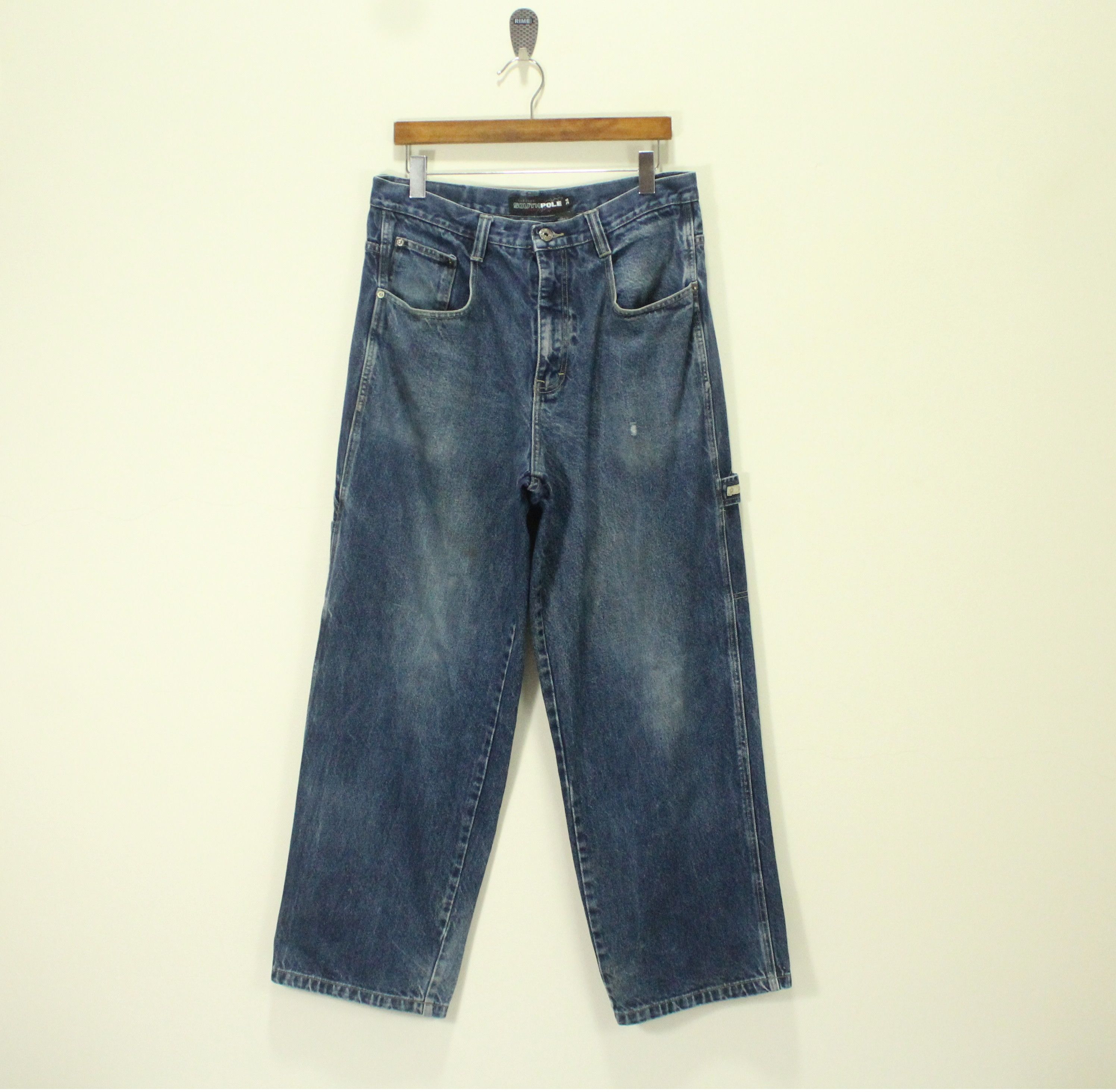 Southpole SOUTHPOLE Denim Vintage Embroidered Logo JNCO Carhartt Size US 34 / EU 50 - 9 Thumbnail