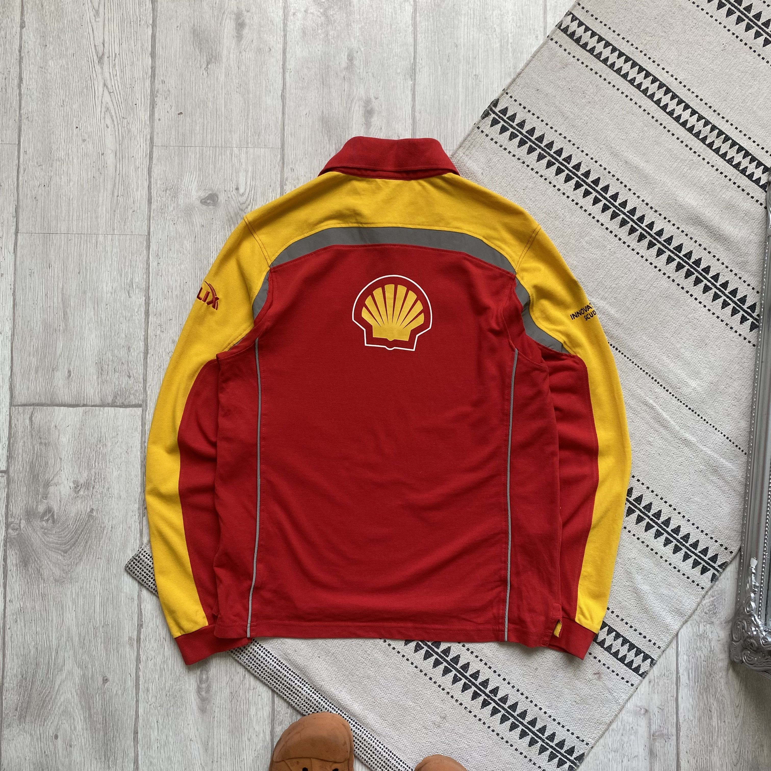 Ferrari 🏎️ Vintage F1 Racing Ferrari longsleeve Shell jersey Rugby Size US S / EU 44-46 / 1 - 10 Thumbnail