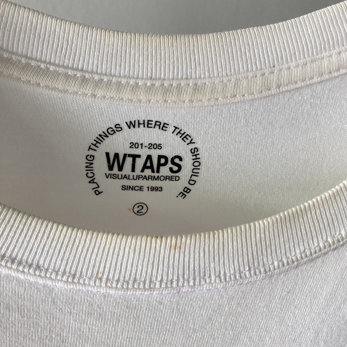 Wtaps WTAPS White Short-Sleeve Shirt with Black Logo Print Size US S / EU 44-46 / 1 - 4 Thumbnail